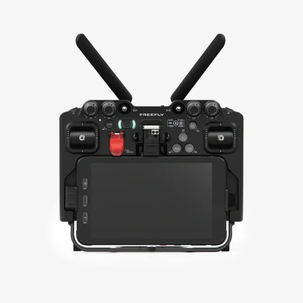 Freefly Pilot Pro controller with integrated Samsung Tablet